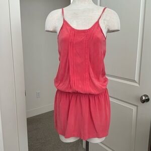 Silk Pink Mini Dress Size XS
